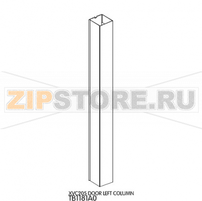 Door left column Unox XVC 205 Door left column Unox XVC 205Запчасть на деталировке под номером: 58Название запчасти на английском языке: Door left column Unox XVC 205
