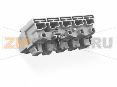 Lighting connector; push-button, external; for Linect®; with direct ground contact; DA+ DA- L PE N; 5-pole; Cod. I; Lighting side: for solid conductors; Inst. side: for all conductor types; max. 2.5 mm; Surrounding air temperature: max 85°C (T85); 2,50 m ?Внешний универсальный зажим для одножильных, многожильных и тонкопроволочных проводовУниверсальный зажим для проводника (AWG, метрический)Третий контакт: в нижней части клеммы со стороны светильника - Пластина разгрузки натяжения может настраиваться...