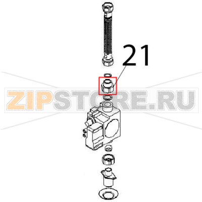 Sleeve F3/4, M1/2 Angelo Po FC1011G Sleeve F3/4, M1/2 Angelo Po FC1011GЗапчасть на деталировке под номером: 21