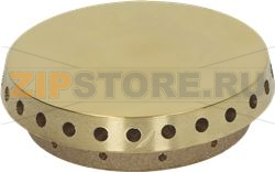 BURNER CAP PRINTED BRASS POLISHED 