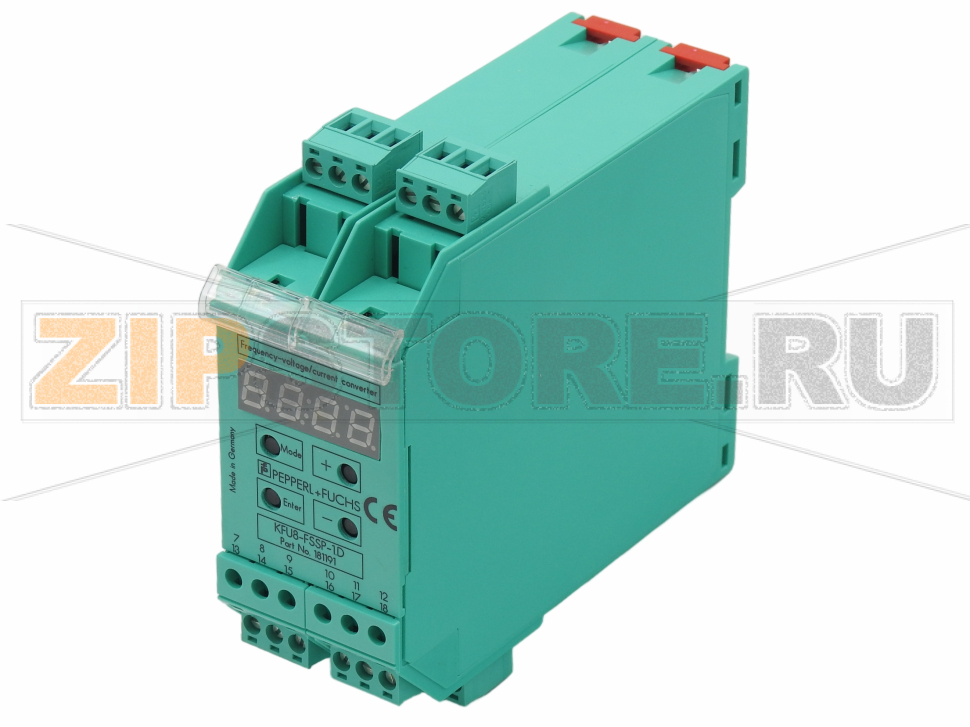 Преобразователь частота/ток/напряжение Frequency voltage current converter KFU8-FSSP-1.D Pepperl+Fuchs Описание оборудованияFrequency voltage current converter40 kHz version