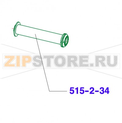 Направляющий ролик Bizerba BC-II 800 Направляющий ролик Bizerba BC-II 800Запчасть на сборочном чертеже под номером: 515-2-34Количество запчастей в комплекте: 1Название запчасти Bizerba на английском языке: GUIDE ROLLER, COMPL.        