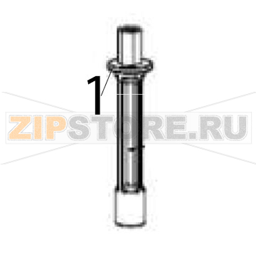 Adjusting rod Hurakan HKN-ME717 Adjusting rod Hurakan HKN-ME717Запчасть на деталировке под номером: 1