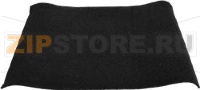 ANTI-VIBRATION MAT 600X600X6MM BLACK