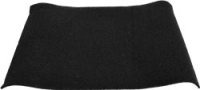 ANTI-VIBRATION MAT 600X600X6MM BLACK