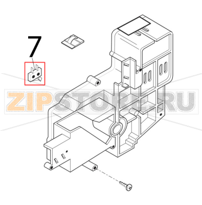 Microinterruttore Saeco Royal Classic Microinterruttore Saeco Royal ClassicЗапчасть на деталировке под номером: 7