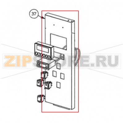 Front control panel CB GV-24/28 Front control panel CB GV-24/28

Запчасть на сборочном чертеже под номером: 37

Количество запчастей в устройстве: 1

Название запчасти CB на английском языке: Front control panel CB GV-24/28