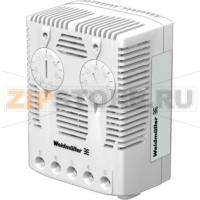 Термостат от 0° до +60°C NO, 36x40x72 мм Weidmüller 2558240000