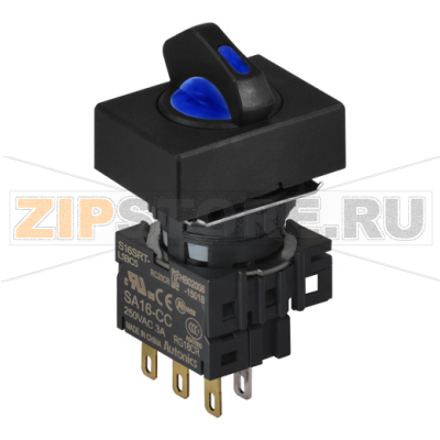 Переключатель селекторный, Ø отверстия: 16 мм Autonics S16SRT-L6BC5 