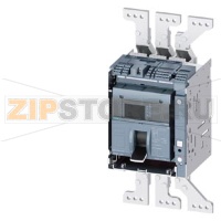 draw-out molded case circuit breaker w. handle with guide frame and PSS frame 1600; 4AUX and trip alarm switch S24; Icu "C" Icu=110kA @ 415V, 3-pole ETU650, LSI, In=800A display, meas., comm. function Ir=320...800A Isd=0.6...10xIn, Ii=1.5...15xIn N conduc