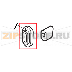 Battuta dado asta sportello Elettrobar Fast 160 DP Battuta dado asta sportello Elettrobar Fast 160 DPЗапчасть на деталировке под номером: 7