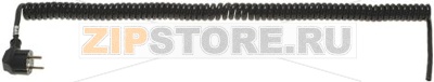 SPIRAL CABLE WITH PLUG 500 mm 