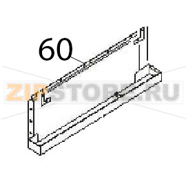 Tray ass.y Angelo Po FM611E1 Tray ass.y Angelo Po FM611E1Запчасть на деталировке под номером: 60