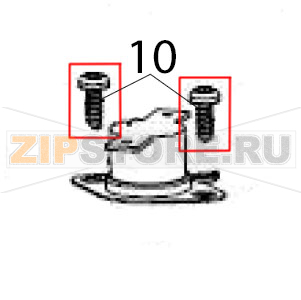 Screw Hurakan HKN-ME717 Screw Hurakan HKN-ME717Запчасть на деталировке под номером: 10