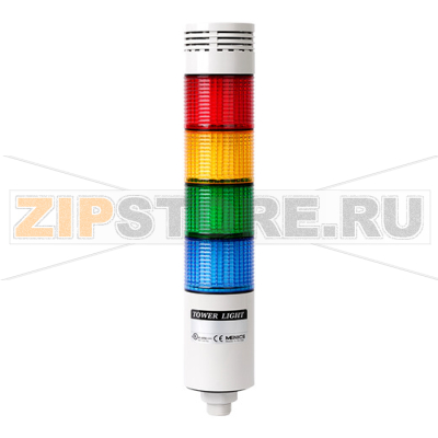Колонна сигнальная, светодиодная, модульная, Ø: 56 мм Autonics PTE-SCB-4FF-RYGB 