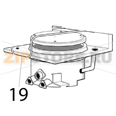 Steam-jacketed el. pan Angelo Po 31PIE6 Steam-jacketed el. pan Angelo Po 31PIE6Запчасть на деталировке под номером: 19
