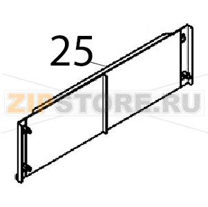 Telaio vassoi comp. Angelo Po 2N1FAGF Telaio vassoi comp. Angelo Po 2N1FAGFЗапчасть на деталировке под номером: 25