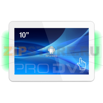 TECO 500 cd/m2, USB, LAN, HDMI, WIFI, BT, VESA 75, konektor pogo, PoE, LED, bílý&amp;quot; 