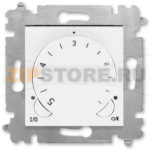 Терморегулятор с поворотной ручкой, белый ABB 2CHH920003A6003 