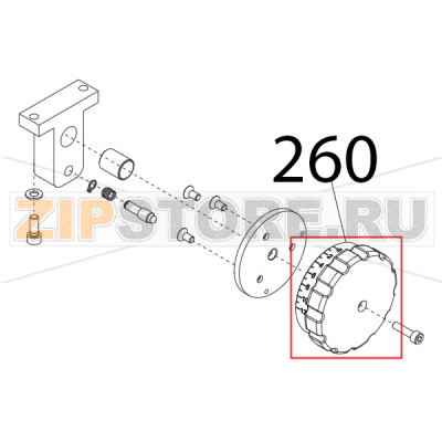 Manopola reg. spess. incisa LX Sirman Anniversario 300 Manopola reg. spess. incisa LX Sirman Anniversario 300Запчасть на деталировке под номером: 260