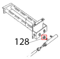 Lock nut 3/8'' Angelo Po FC241G