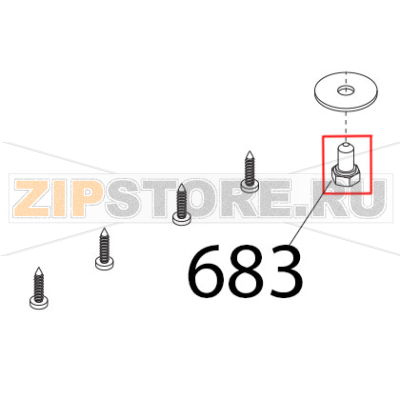 Vite TE T.F. DIN933, M5x10 Sirman Mirra 300 Y09 Vite TE T.F. DIN933, M5x10 Sirman Mirra 300 Y09Запчасть на деталировке под номером: 683