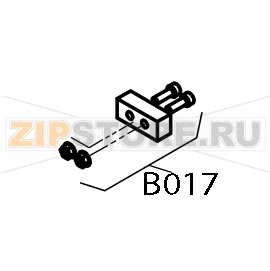 Retaining block for disappearing door P3 with fixing accesso Convotherm OES 6.10 Retaining block for disappearing door P3 with fixing accesso Convotherm OES 6.10Запчасть на деталировке под номером: B017