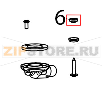 Уплотнение шайбы (сжат.) Polair DM110Sd-S Уплотнение шайбы (сжат.) Polair DM110Sd-SЗапчасть на деталировке под номером: 6