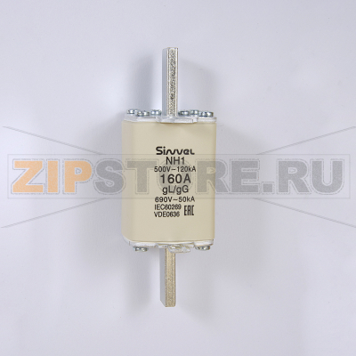 Предохранитель ножевой 160 A, тип 35, габарит 1, gG Sinvel FNH1-160 