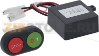 PUSH-BUTTON PANEL 2-BUTTON I-STOP GREEN-