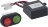 PUSH-BUTTON PANEL 2-BUTTON I-STOP GREEN-
