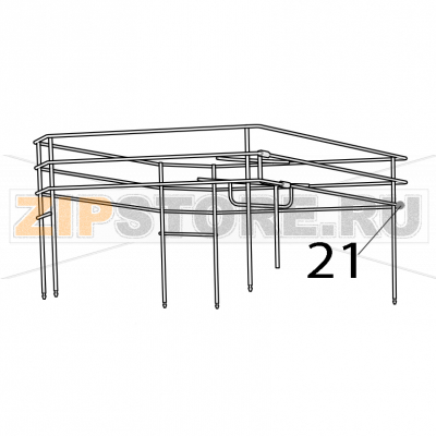 Versatile feeder basket Zumex Versatile Pro Versatile feeder basket Zumex Versatile ProЗапчасть на деталировке под номером: 21