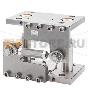 Guide element for compact mounting unit SIWAREX WL270 CP-S SA 2t ... 5t Max. lateral force: 5 kN Adjusted to the mounting length one-sided or on both sides usable. Material: Stainless steel Siemens 7MH5708-4PE00 