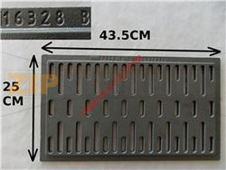 GRILLE CENTRAGE SOLE FONTE GRISE 