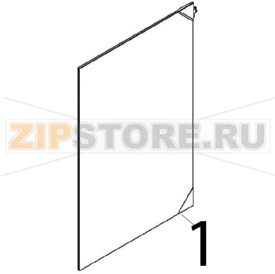 Door inside glass ass. y Angelo Po FX101E1 Door inside glass ass. y Angelo Po FX101E1Запчасть на деталировке под номером: 1