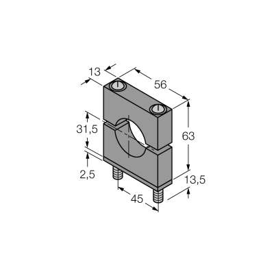 Кронштейн монтажный Turck SMB30C 