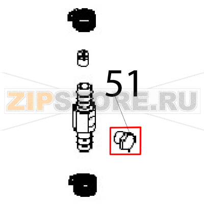 Plug 1/8" Angelo Po FM1011E2 Plug 1/8" Angelo Po FM1011E2Запчасть на деталировке под номером: 51