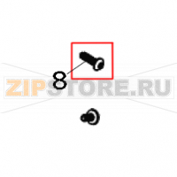 Machine screw, M3XL10MM/ hex socket truss, black ZN, nylok TSC Alpha-40L (R)