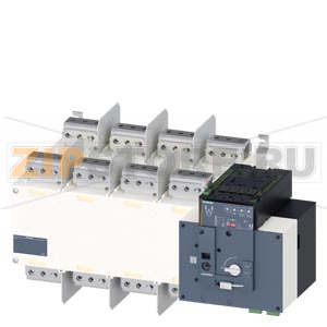Автоматич. переключатель нагрузки (ATSE) Ue: AC 415V Ith: 3200A 4-P 50/60 Hz Siemens 3KC8460-0JA22-0GA3 