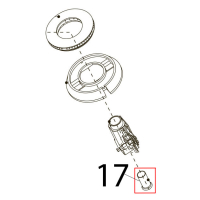 Air regulation bushing D22 Tecnoinox PC105G7