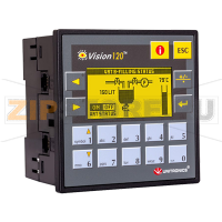 Контроллер 2.4", 24 В/DC, 10DI, 1AI, 6RO Unitronics V120-22-R1