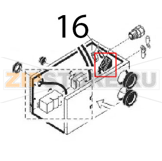 Terminal board Angelo Po 0A1FR1G Terminal board Angelo Po 0A1FR1GЗапчасть на деталировке под номером: 16
