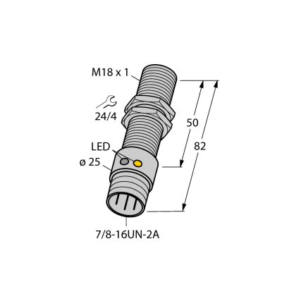 Датчик индуктивный Turck BI5U-G18-ADZ30X2-B1331 