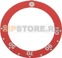 ПРИЛЕПЛЯЕМЫЙ ДИСК, КРАСНЫЙ, К РУЧКЕ 30-110°C