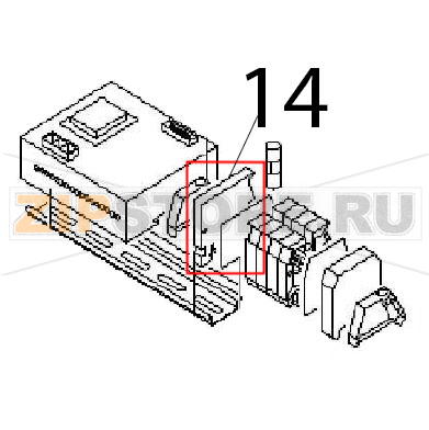 Fuse terminal Angelo Po 04WFR3ED Fuse terminal Angelo Po 04WFR3EDЗапчасть на деталировке под номером: 14