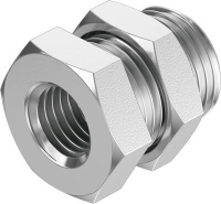 Штуцер цанговый с накидной гайкой и муфтой Festo NPFC-H-G18-F