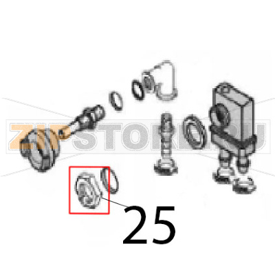Lock nut Angelo Po C165D Lock nut Angelo Po C165DЗапчасть на деталировке под номером: 25