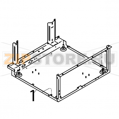 Base frame complete Fagor CO-502 B DD Base frame complete Fagor CO-502 B DDЗапчасть на деталировке под номером: 1Название запчасти Fagor на английском языке: Base frame complete CO-502 B DD.