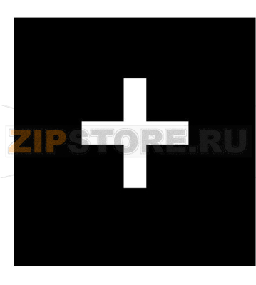 Шильдик кнопочный, черный &quot;+&quot; Eaton 37TQ25 