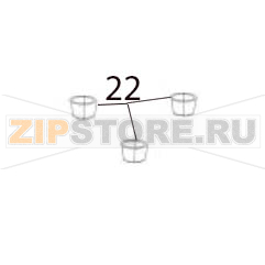 Feet Hurakan HKN-IMSD15 Feet Hurakan HKN-IMSD15Запчасть на деталировке под номером: 22